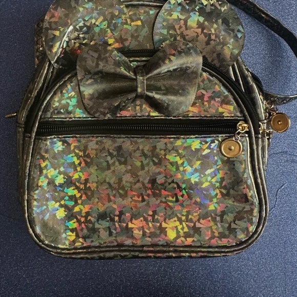 Holographic Mini Backpack with Bow and Minnie ears - Picture 6 of 6